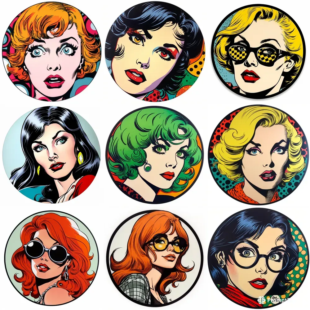Comic Style Stickers