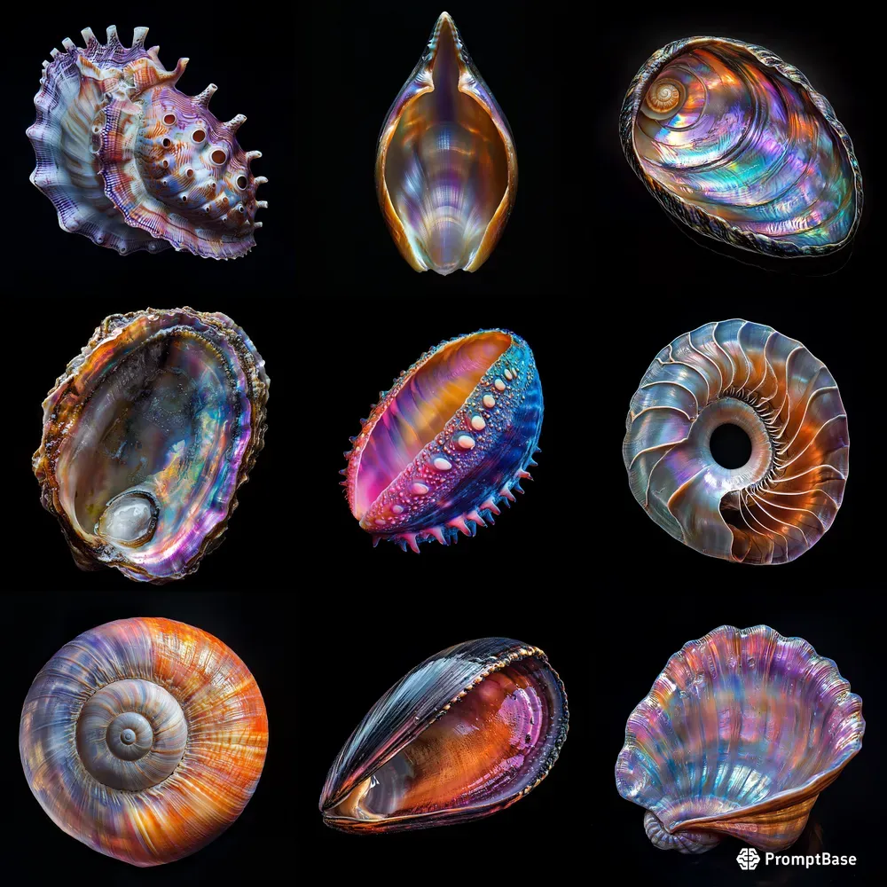 Detailed Shell Photographs