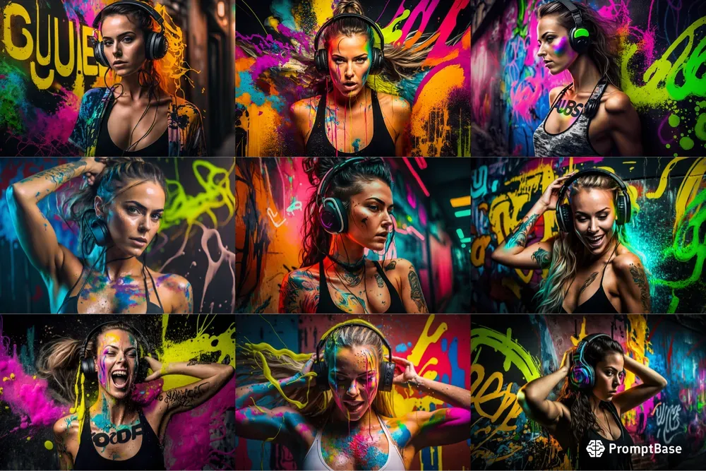 Dubstep YouTube Thumbnail Models
