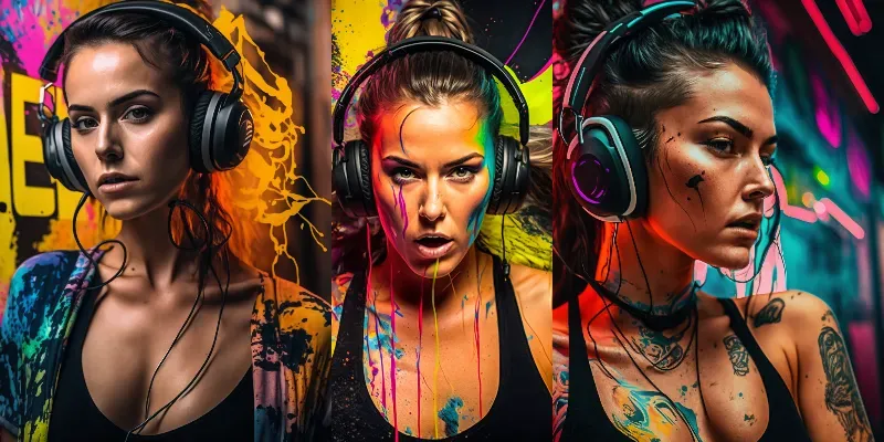 Dubstep YouTube Thumbnail Models generated by undefined