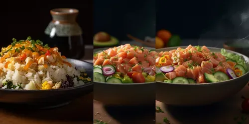 Close-up Recipe Images generated by midjourney