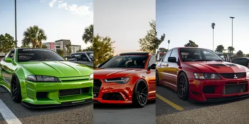 Car Meet Beauties generated by midjourney