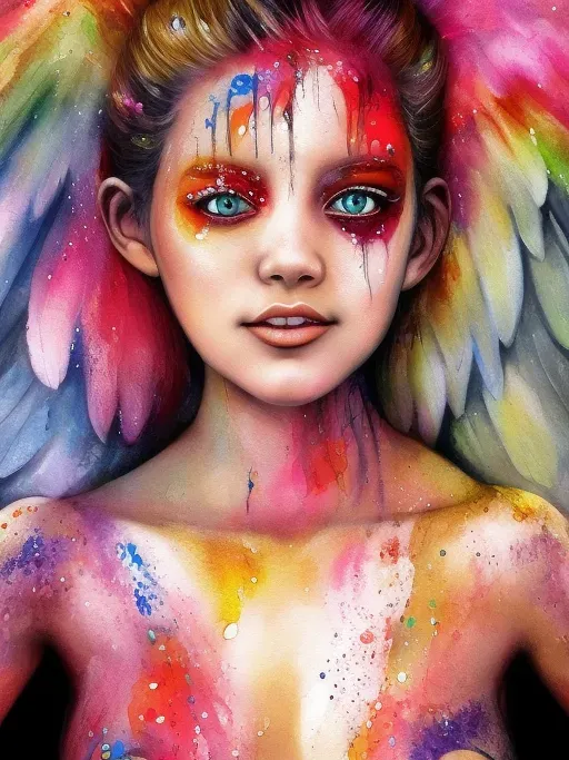 Beautify Watercolor Girls Portraits