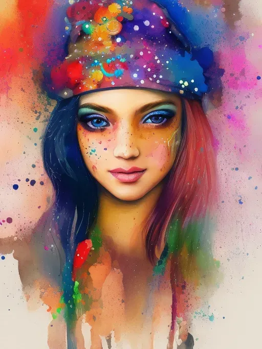 Beautify Watercolor Girls Portraits
