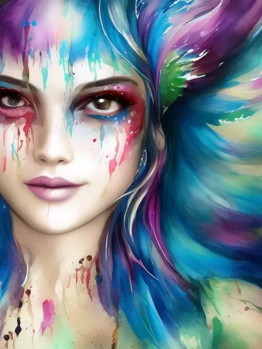 Beautify Watercolor Girls Portraits