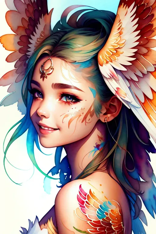 Beautify Watercolor Girls Portraits