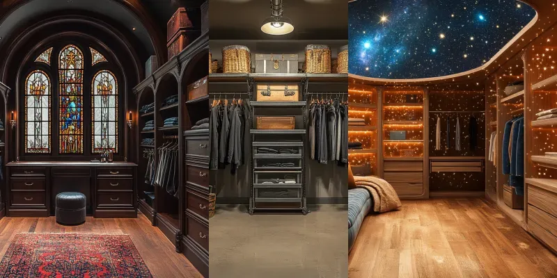 Premium Luxury Walkin Closet Images generated by undefined