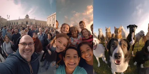 Group Selfies generated by midjourney