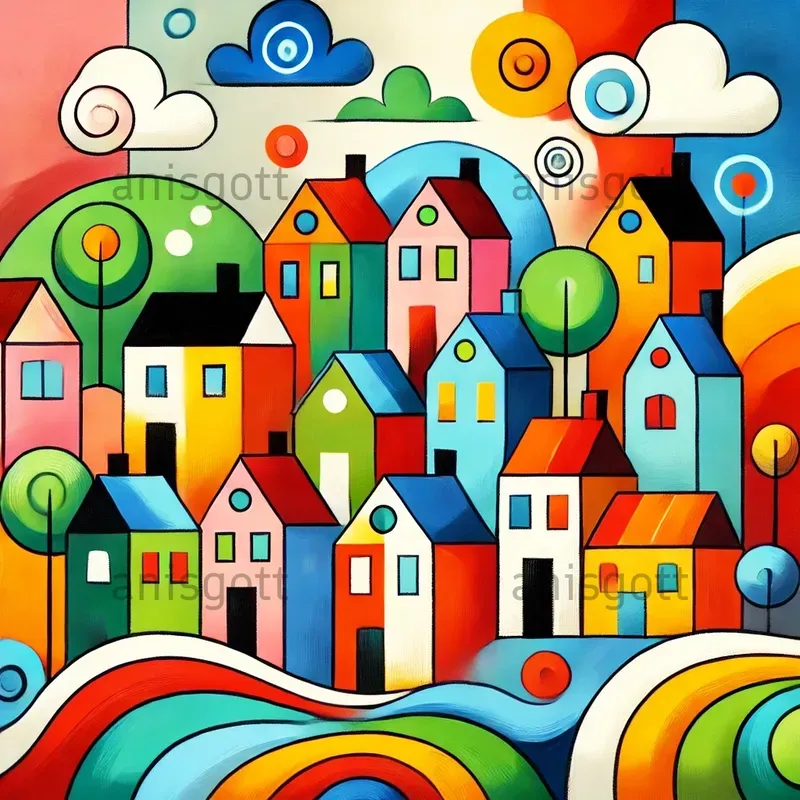 Whims Of Color Vibrant Portraits Art