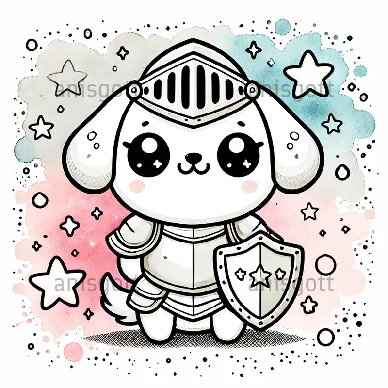 Cute Pastel Kawaii Coloring Pages