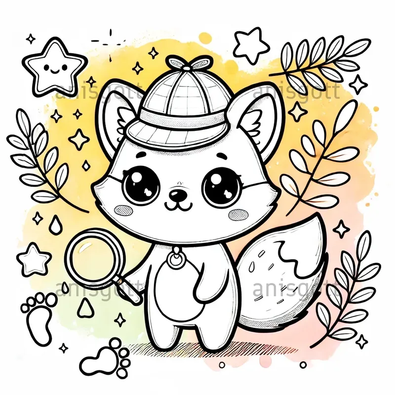 Cute Pastel Kawaii Coloring Pages