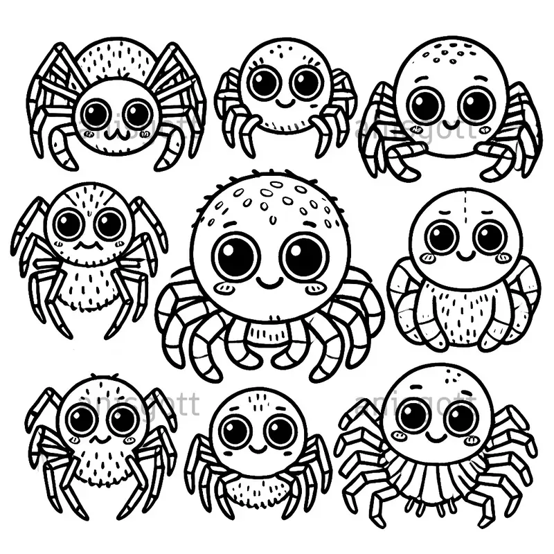 Cute Halloween Coloring Pages