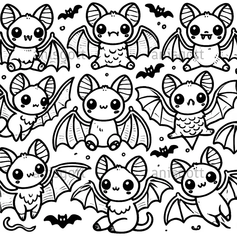 Cute Halloween Coloring Pages