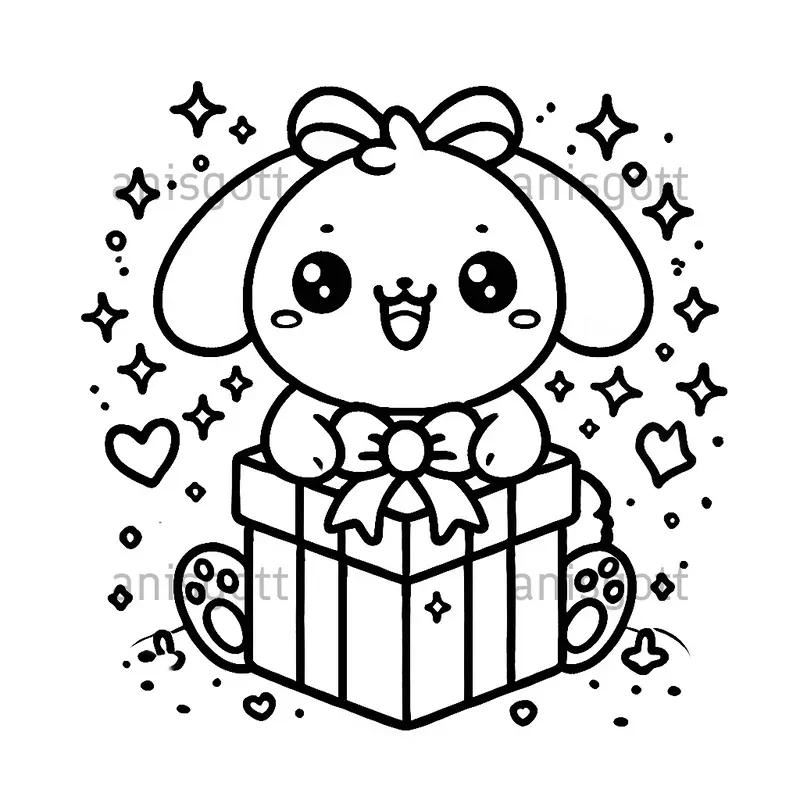 Valentines Day Simple Coloring Pages