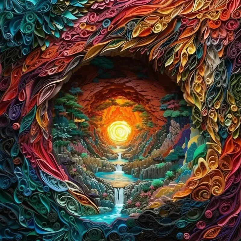 Multidimensional Paper Art