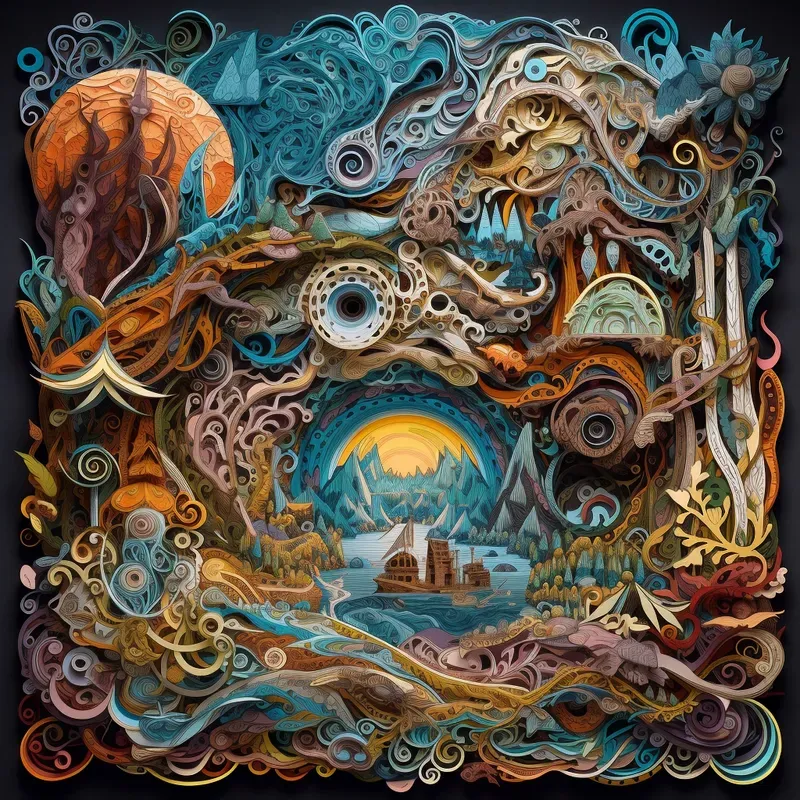 Multidimensional Paper Art