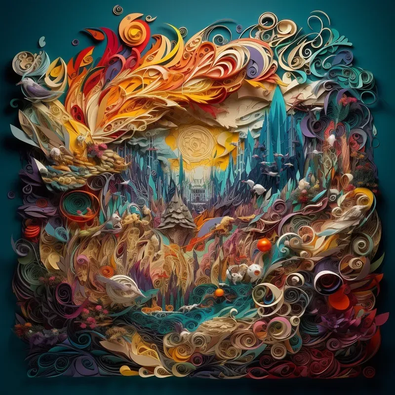 Multidimensional Paper Art