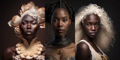 Vanilla Queens An Exquisite Portraits generated by midjourney