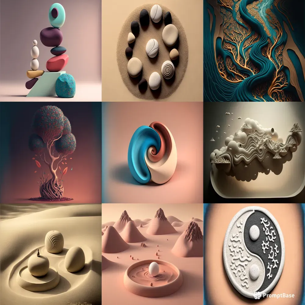 Abstract Organic Shapes
