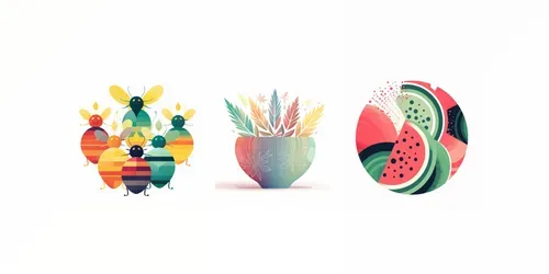 Colorful Pastel Images generated by midjourney