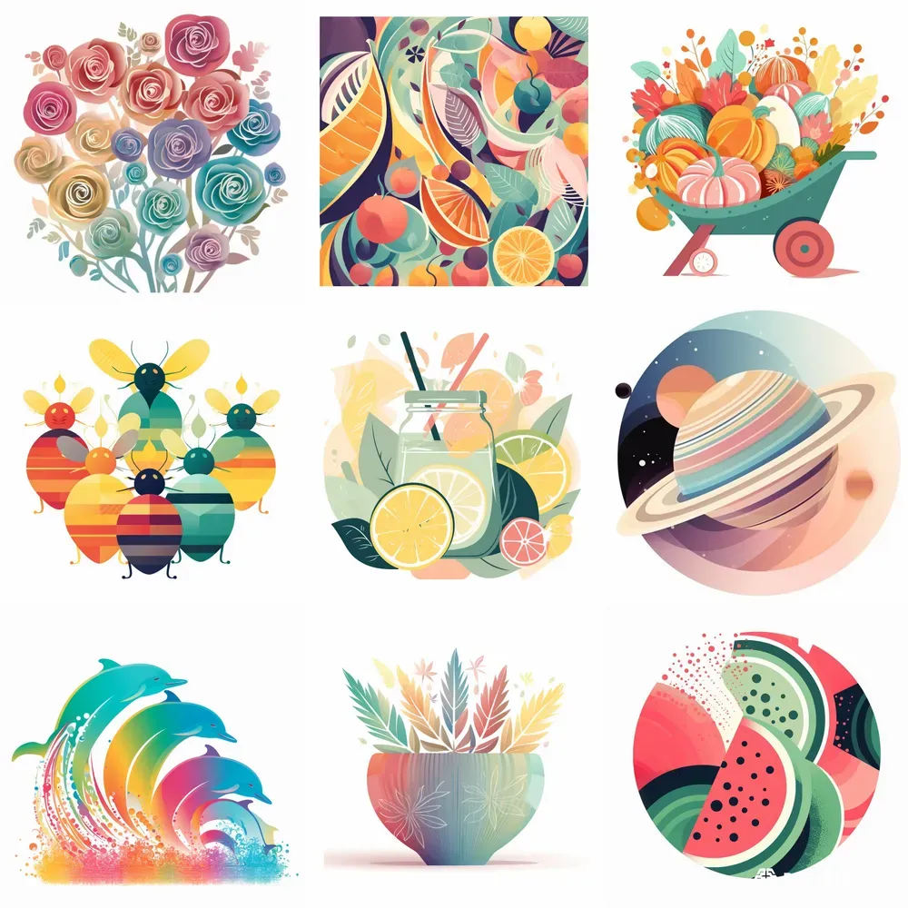Colorful Pastel Images