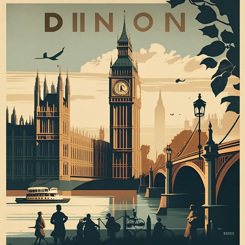 Vintage Travel Poster Illustrations