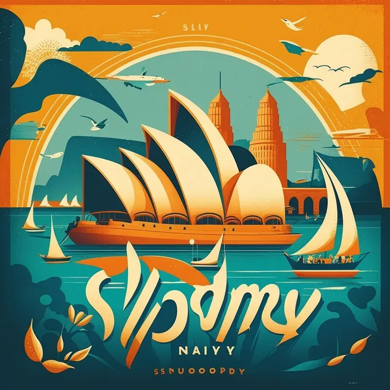 Vintage Travel Poster Illustrations