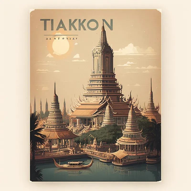 Vintage Travel Poster Illustrations
