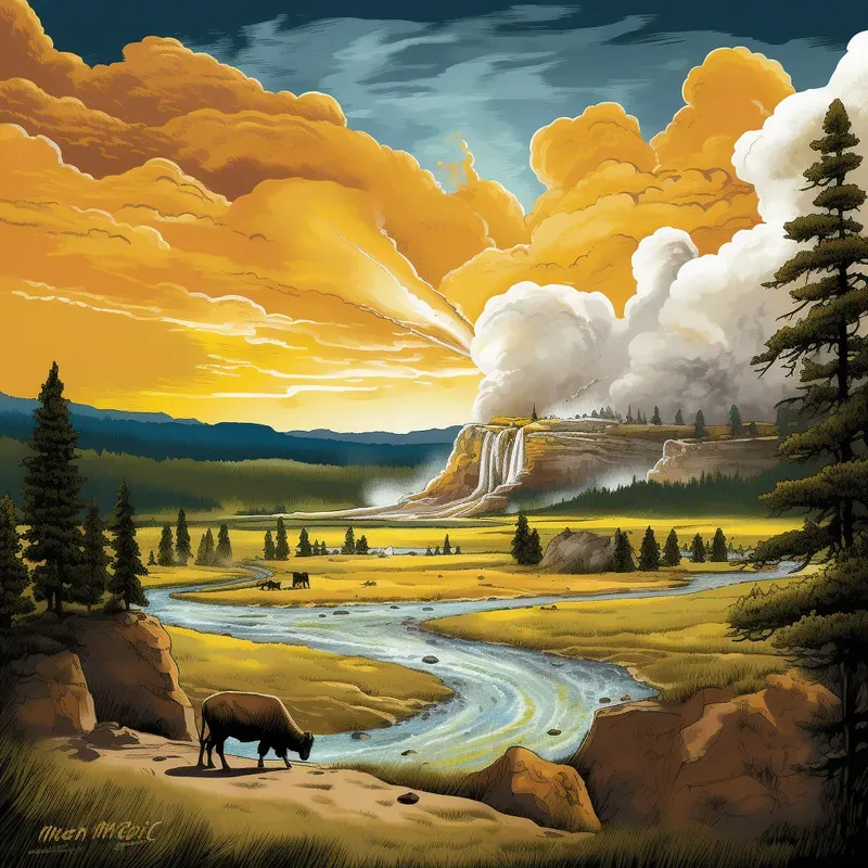 Majestic National Parks Landscapes
