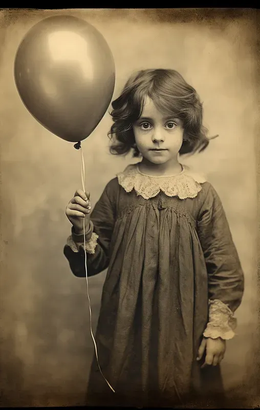 Vintage Sepia Photographs Portraits