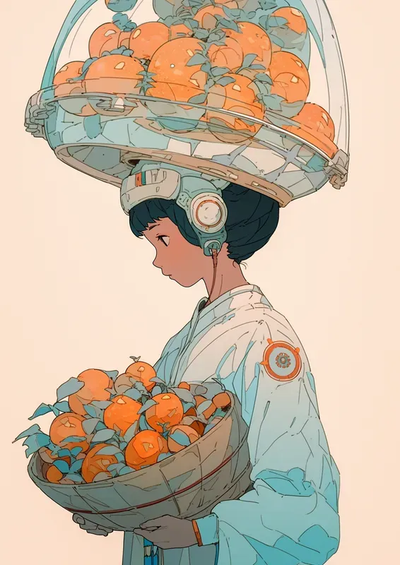 Surreal Scifi Anime Comic Stills