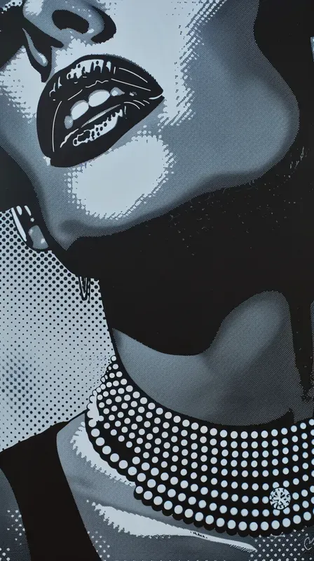 Halftone Portraits Pop Art Comic Retros