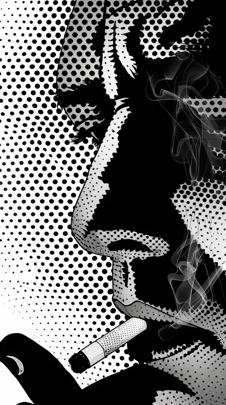 Halftone Portraits Pop Art Comic Retros