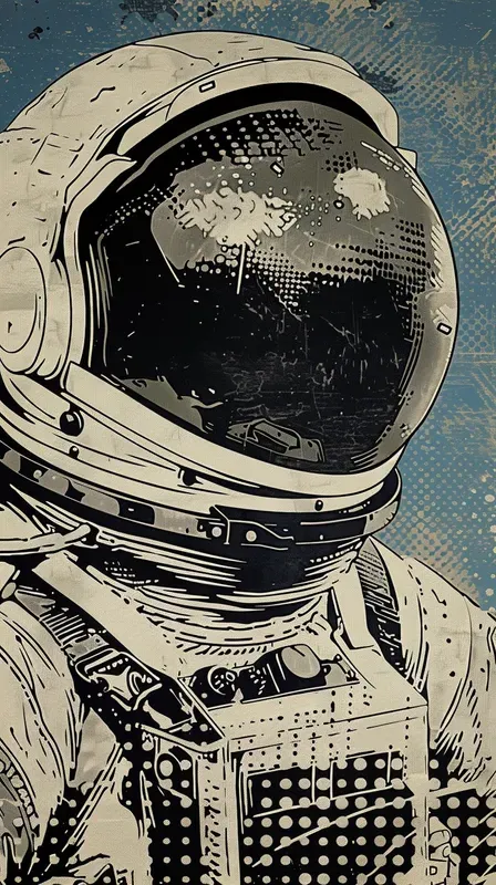 Halftone Portraits Pop Art Comic Retros