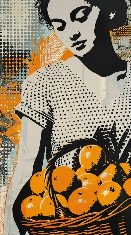 Halftone Portraits Pop Art Comic Retros