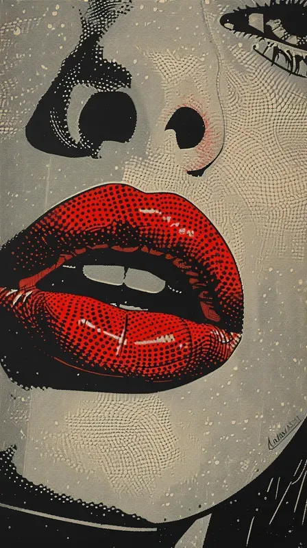 Halftone Portraits Pop Art Comic Retros