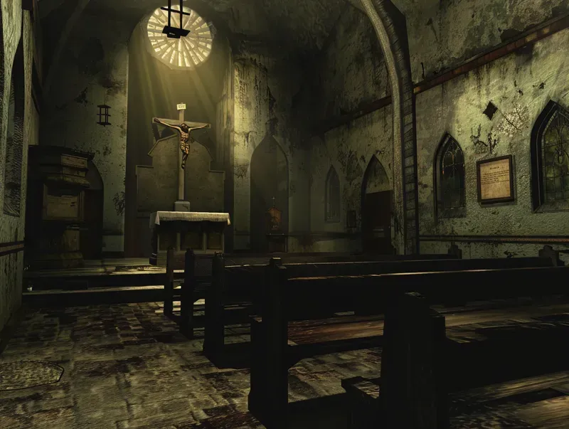 Retro Horror Ps2 Game Stills 3D