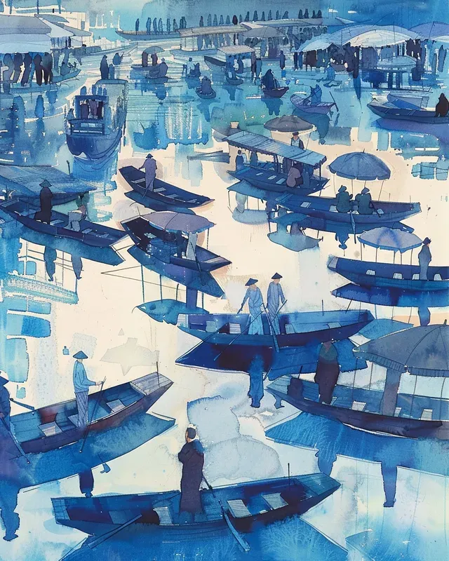 Watercolor Landscape Paintings Printables