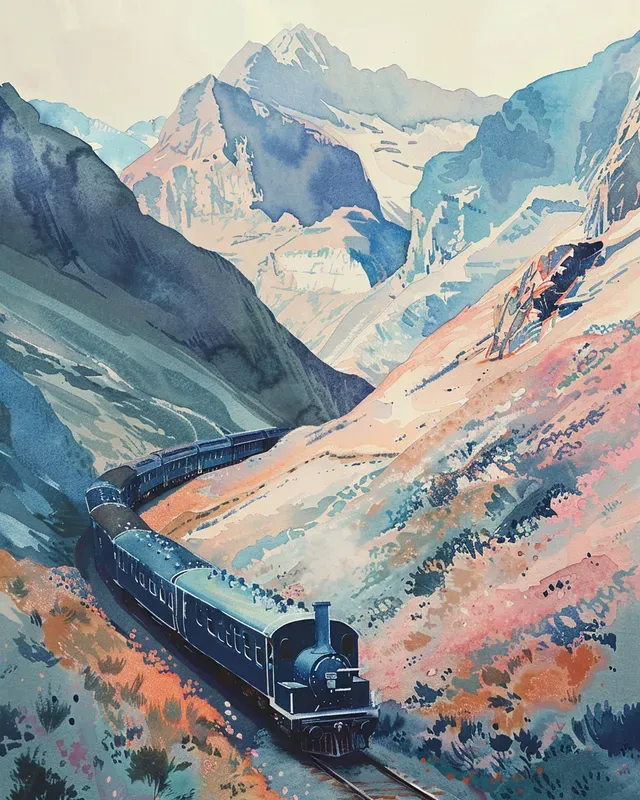 Watercolor Landscape Paintings Printables