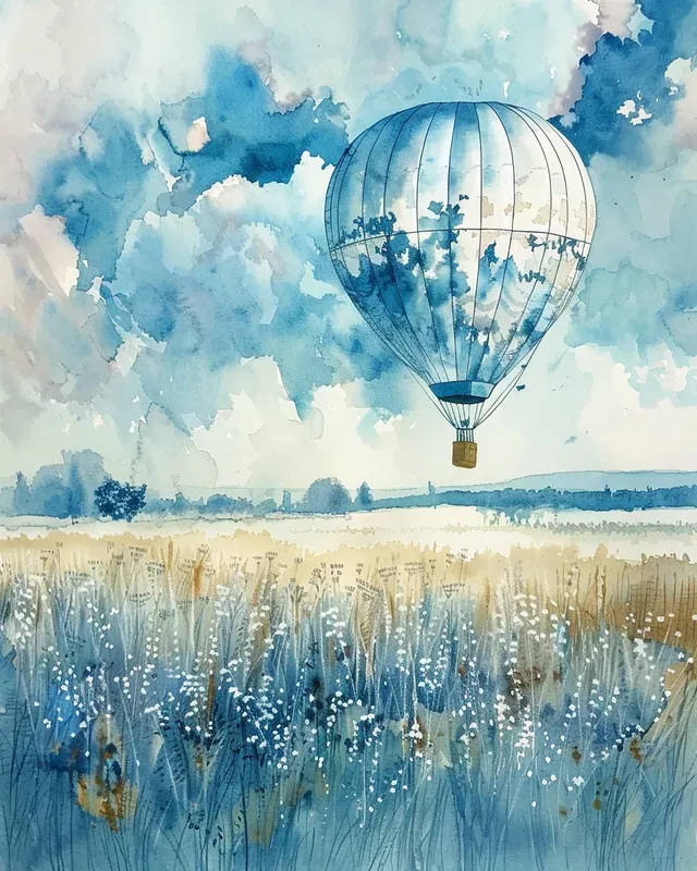 Watercolor Landscape Paintings Printables