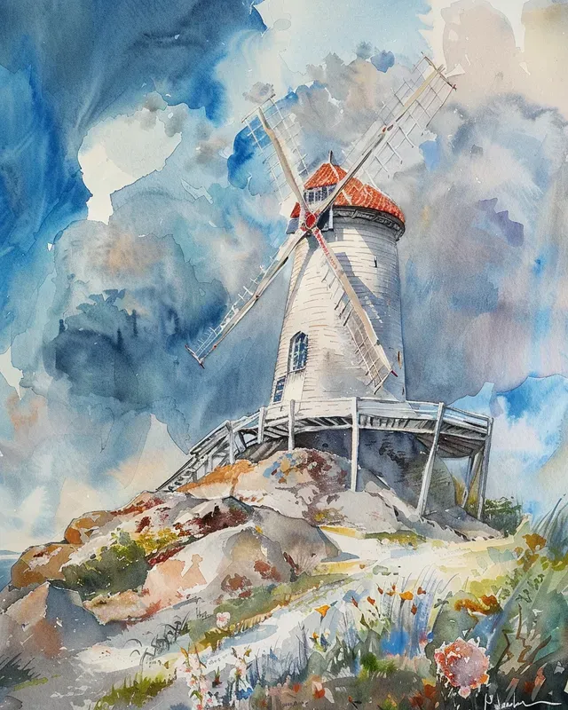 Watercolor Landscape Paintings Printables