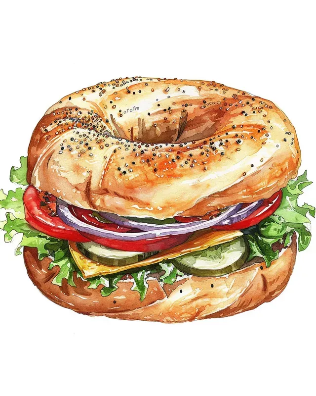 Watercolor Clipart Sticker Art