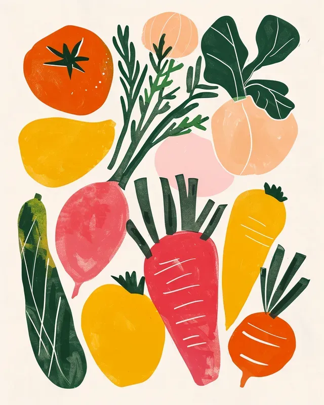 Cottagecore Abstract Nature Flowers