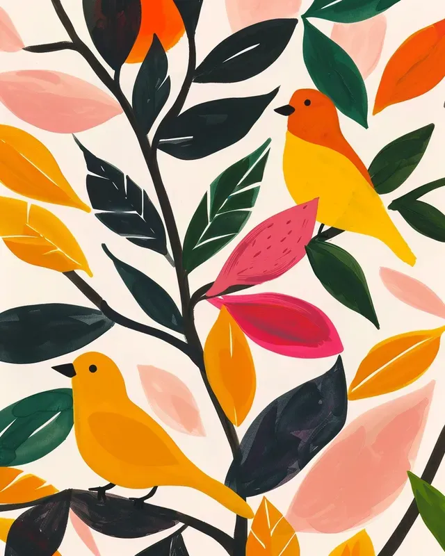 Cottagecore Abstract Nature Flowers