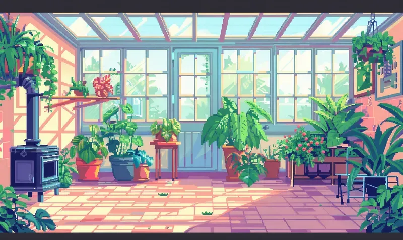Chill Lofi Pixel Art Backgrounds