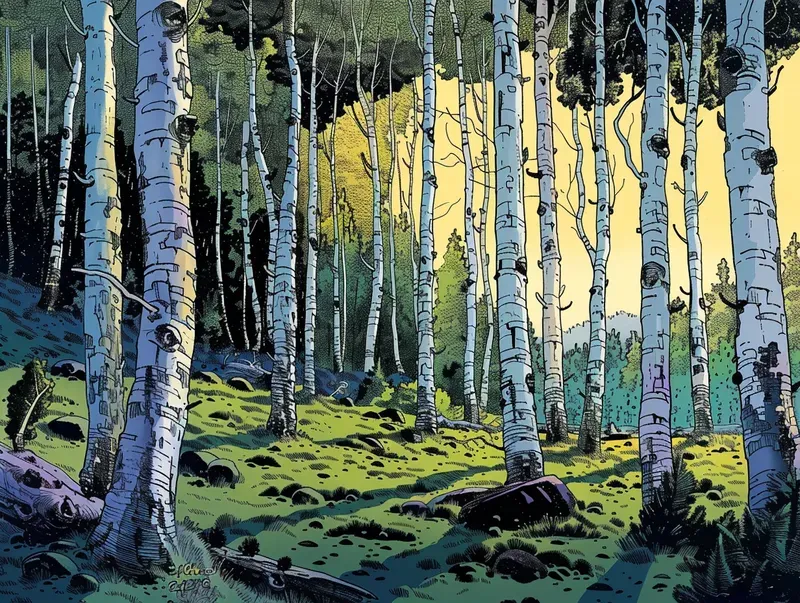 Fantasy Comic Book Panel Art