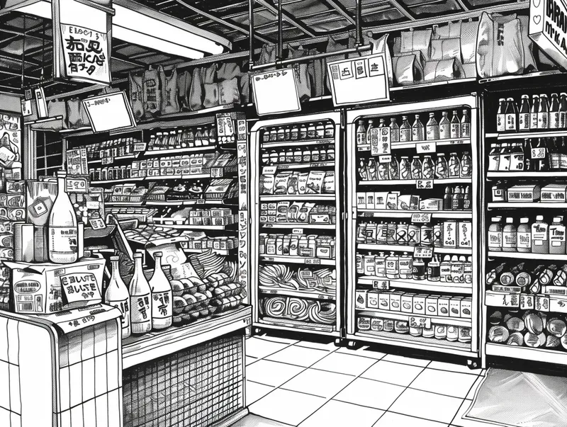 Dramatic Manga Environment Panels