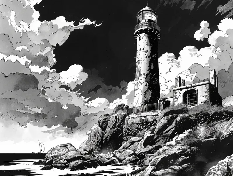 Dramatic Manga Environment Panels