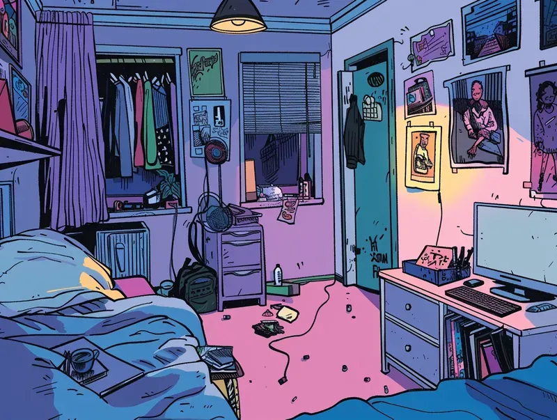 Flat Colored Comic Book Environments