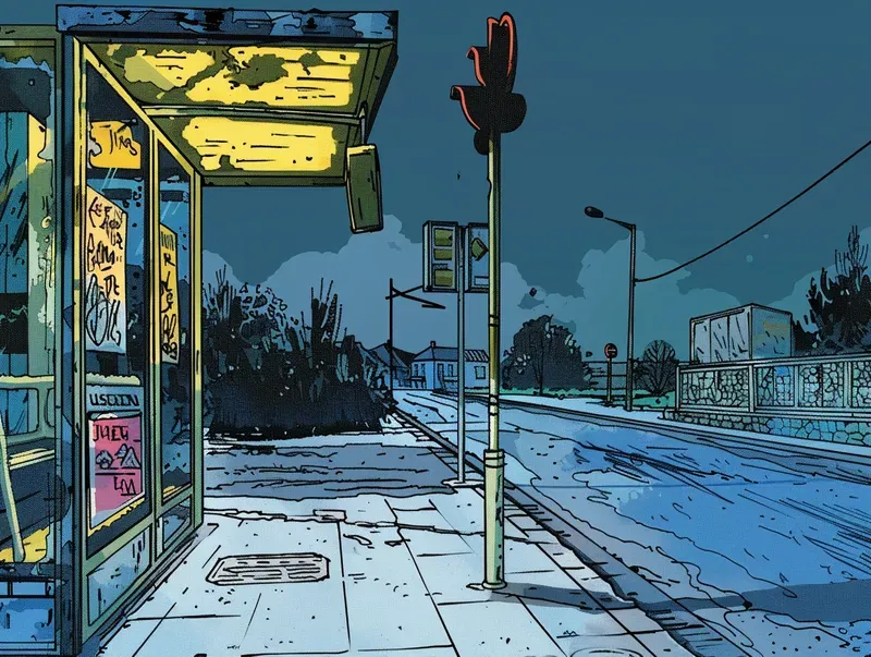 Flat Colored Comic Book Environments